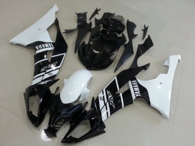 Carénage Yamaha R6 2008-2016 - Blanc et Noir