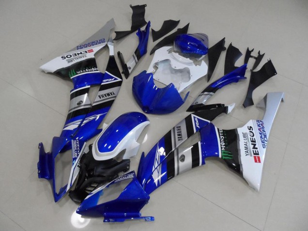 Carénage Yamaha R6 2008-2016 - Bleu Blanc ENEOS Carénage Yamaha R6 2008-2016 - Bleu Blanc ENEOS