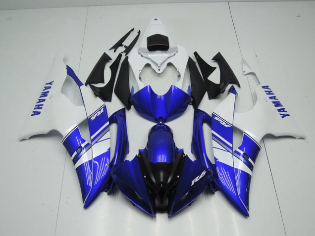 Carénage Yamaha R6 2008-2016 - Bleu Blanc Style OEM
