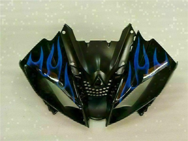 Carénage Yamaha R6 2008-2016 - Bleu Flamme Noir Carénage Yamaha R6 2008-2016 - Bleu Flamme Noir