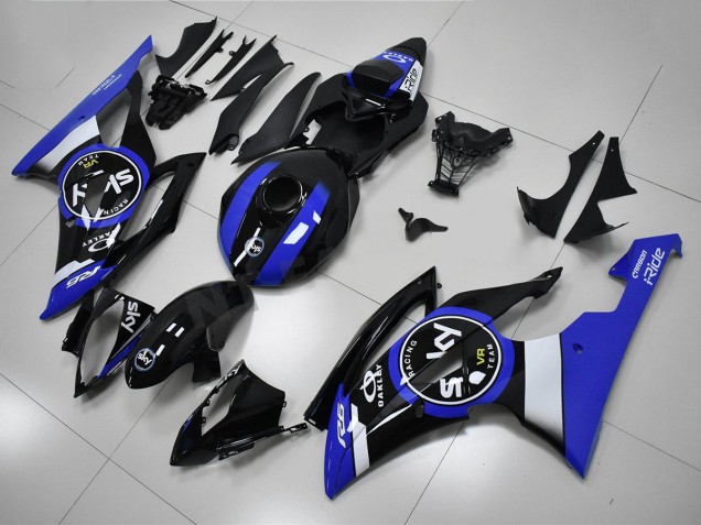 Carénage Yamaha R6 2008-2016 - Bleu Noir Carénage Yamaha R6 2008-2016 - Bleu Noir