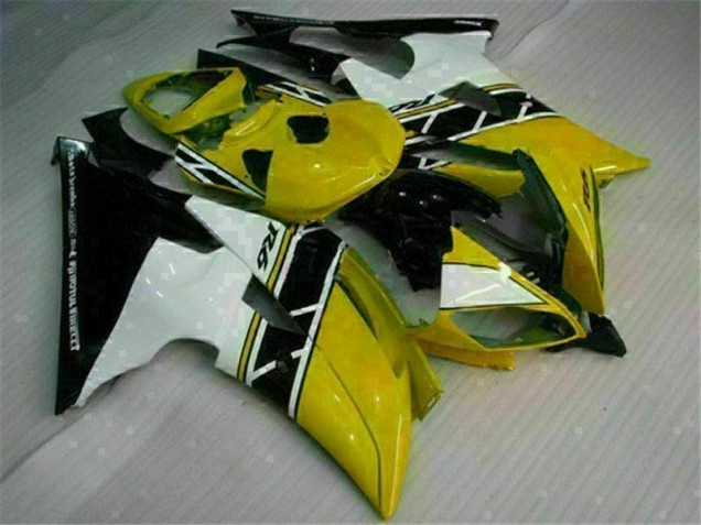Carénage Yamaha R6 2008-2016 - Jaune Blanc Carénage Yamaha R6 2008-2016 - Jaune Blanc