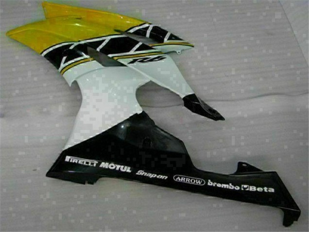 Carénage Yamaha R6 2008-2016 - Jaune Blanc Carénage Yamaha R6 2008-2016 - Jaune Blanc