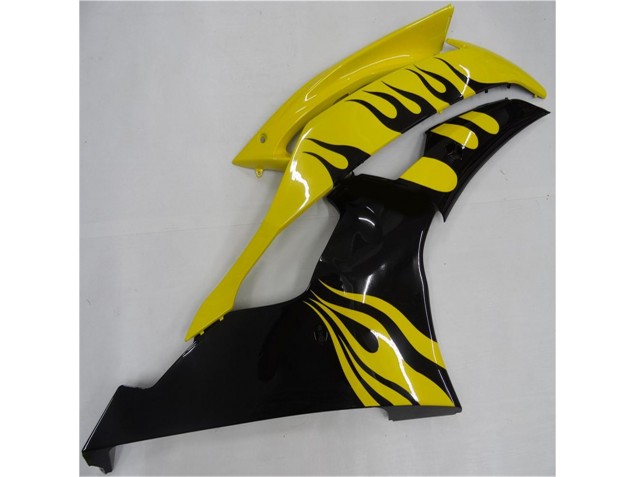 Carénage Yamaha R6 2008-2016 - Jaune Noir Carénage Yamaha R6 2008-2016 - Jaune Noir