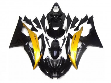 Carénage Yamaha R6 2008-2016 - Noir Or