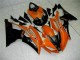 Carénage Yamaha R6 2008-2016 - Orange Noir Carénage Yamaha R6 2008-2016 - Orange Noir