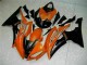 Carénage Yamaha R6 2008-2016 - Orange Noir Carénage Yamaha R6 2008-2016 - Orange Noir