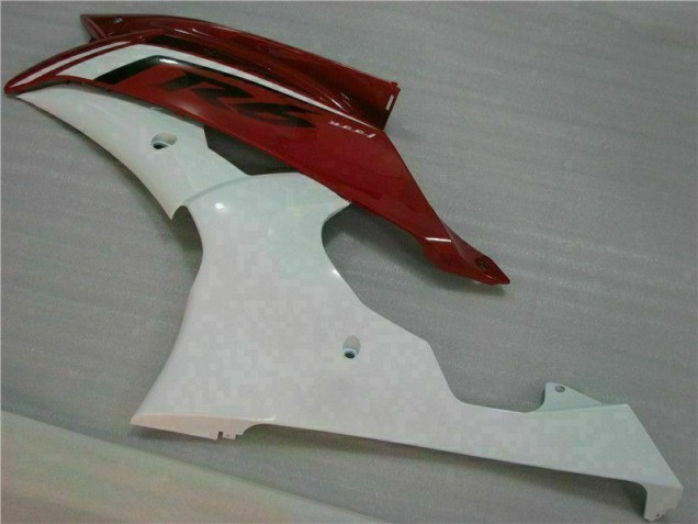 Carénage Yamaha R6 2008-2016 - Rouge Blanc Carénage Yamaha R6 2008-2016 - Rouge Blanc