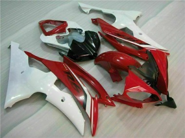 Carénage Yamaha R6 2008-2016 - Rouge Blanc