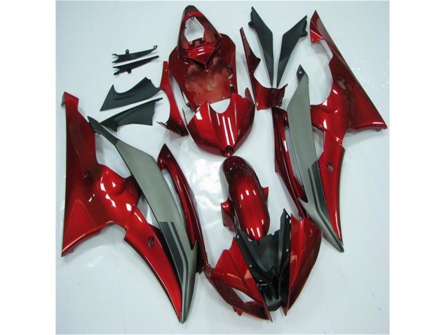 Carénage Yamaha R6 2008-2016 - Rouge Gris Carénage Yamaha R6 2008-2016 - Rouge Gris
