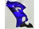 Carénage Yamaha R6 2017-2023 - Bleu Noir
