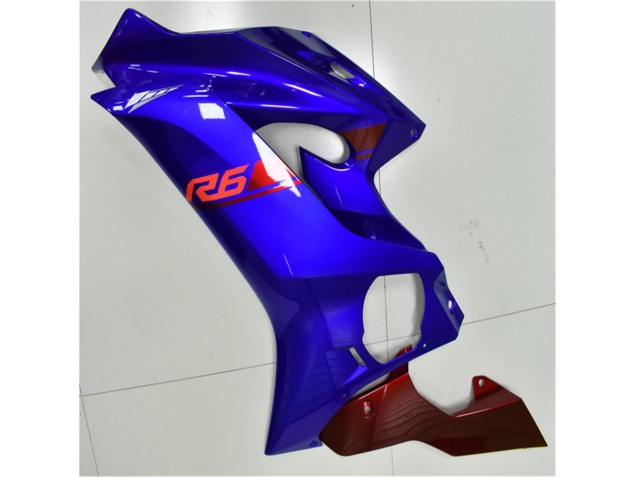 Carénage Yamaha R6 2017-2023 - Bleu Rouge Carénage Yamaha R6 2017-2023 - Bleu Rouge