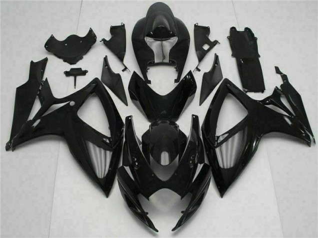 Carénage de Rechange Suzuki GSXR 600 / 750 K6 2006-2007 - Noir Carénage de Rechange Suzuki GSXR 600 / 750 K6 2006-2007 - Noir
