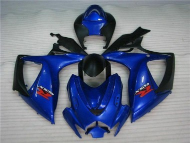 Carénages ABS Suzuki GSXR 600 / 750 K6 2006-2007 - Bleu