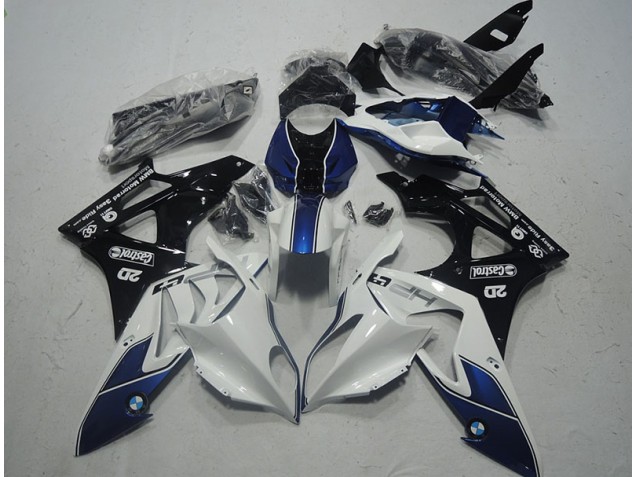 Carénages BMW S1000RR 2009-2014 - Blanc Bleu Carénages BMW S1000RR 2009-2014 - Blanc Bleu
