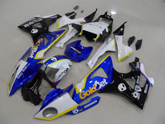 Carénages BMW S1000RR 2009-2014 - Bleu Blanc GoldBet Carénages BMW S1000RR 2009-2014 - Bleu Blanc GoldBet