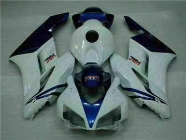 Carénages Honda CBR 1000 RR 2004-2005 - Blanc Bleu