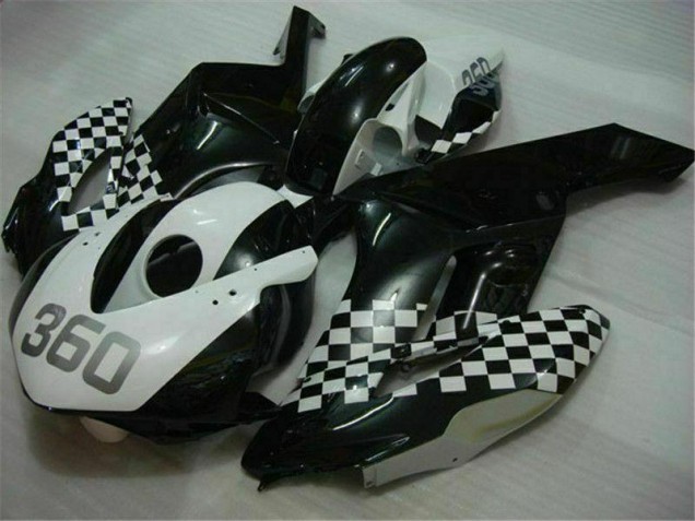 Carénages Honda CBR 1000 RR 2004-2005 - Blanc Noir Carénages Honda CBR 1000 RR 2004-2005 - Blanc Noir
