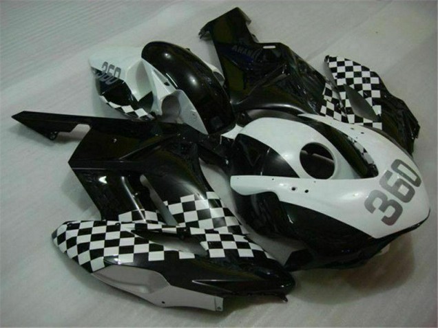 Carénages Honda CBR 1000 RR 2004-2005 - Blanc Noir Carénages Honda CBR 1000 RR 2004-2005 - Blanc Noir