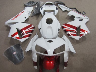 Carénages Honda CBR 1000 RR 2004-2005 - Blanc Rouge Noir