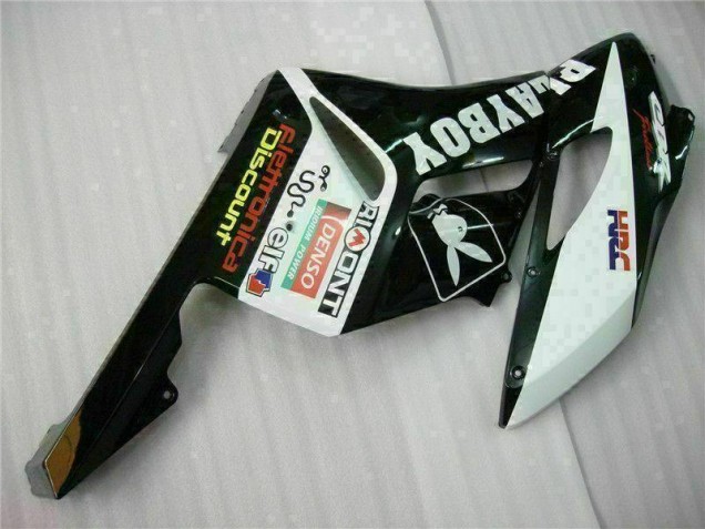 Carénages Honda CBR 1000 RR 2004-2005 - Noir Blanc Carénages Honda CBR 1000 RR 2004-2005 - Noir Blanc
