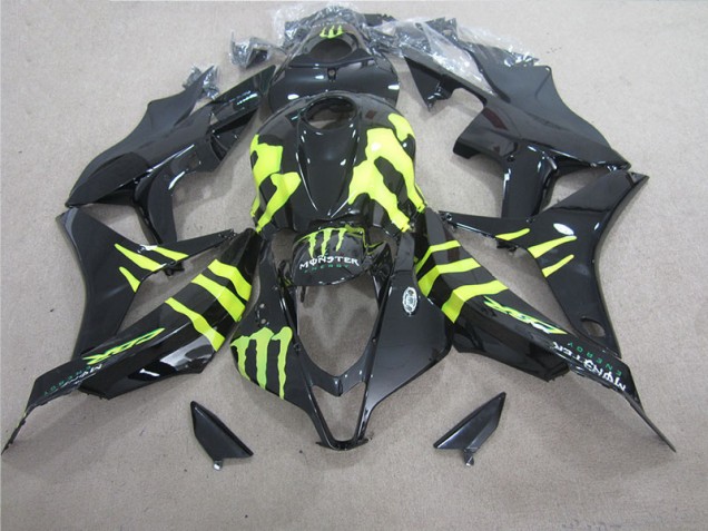 Carénages Honda CBR 1000 RR 2004-2005 - Noir Vert Monster Carénages Honda CBR 1000 RR 2004-2005 - Noir Vert Monster