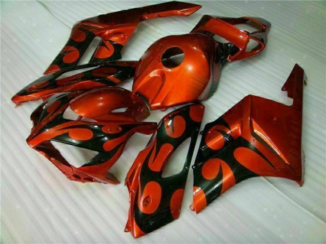 Carénages Honda CBR 1000 RR 2004-2005 - Orange Noir Carénages Honda CBR 1000 RR 2004-2005 - Orange Noir