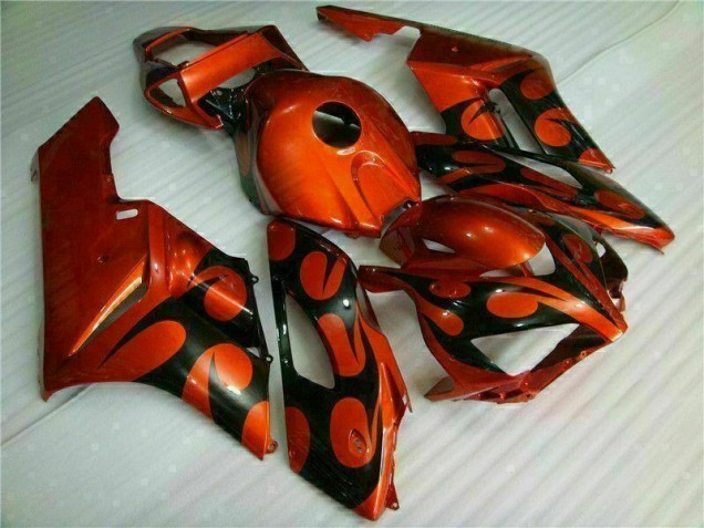 Carénages Honda CBR 1000 RR 2004-2005 - Orange Noir Carénages Honda CBR 1000 RR 2004-2005 - Orange Noir