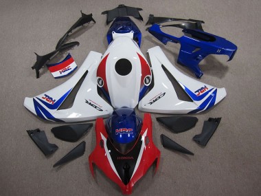Carénages Honda CBR 1000 RR 2008-2011 - Blanc Bleu Rouge HRC