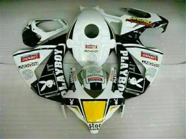 Carénages Honda CBR 1000 RR 2008-2011 - Blanc Noir Playboy