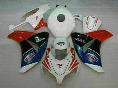 Carénages Honda CBR 1000 RR 2008-2011 - Rouge Blanc
