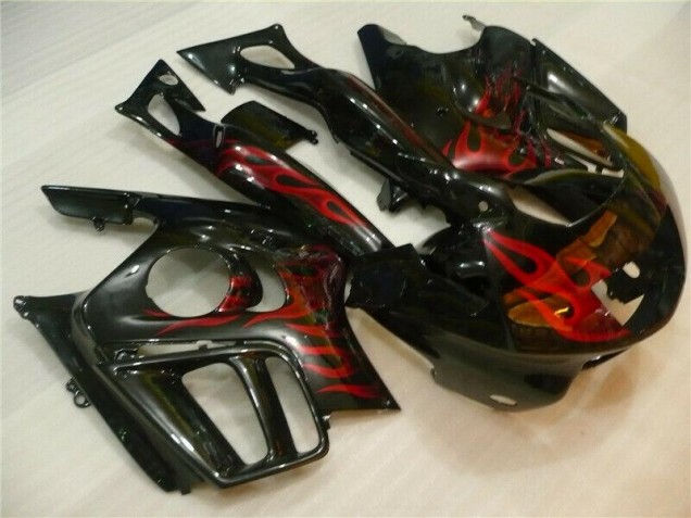 Carénages Honda CBR 600 F3 1995-1998 - Noir Rouge Flamme