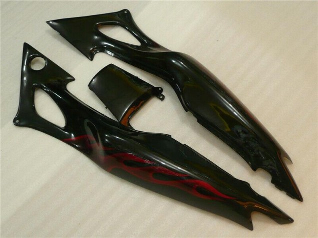 Carénages Honda CBR 600 F3 1995-1998 - Noir Rouge Flamme