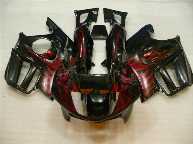 Carénages Honda CBR 600 F3 1995-1998 - Noir Rouge Flamme
