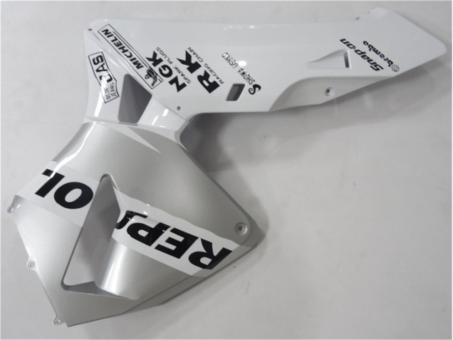 Carénages Honda CBR 600 RR 2003-2004 - Argent Blanc Noir Repsol