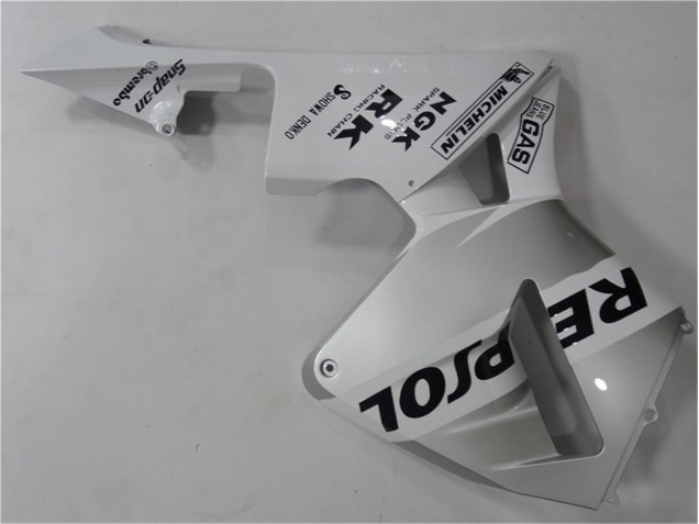 Carénages Honda CBR 600 RR 2003-2004 - Argent Blanc Noir Repsol