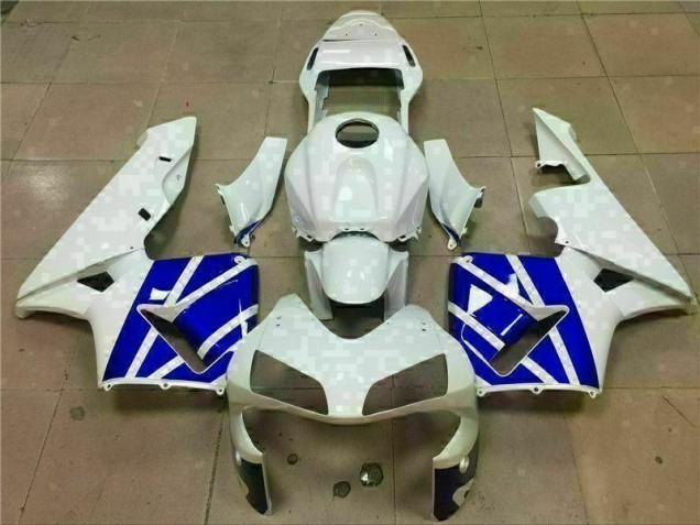 Carénages Honda CBR 600 RR 2003-2004 - Blanc Bleu Carénages Honda CBR 600 RR 2003-2004 - Blanc Bleu