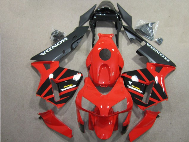 Carénages Honda CBR 600 RR 2003-2004 - Rouge Noir Carénages Honda CBR 600 RR 2003-2004 - Rouge Noir
