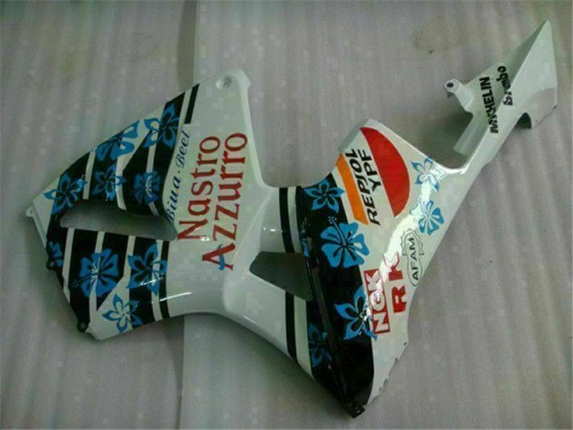 Carénages Honda CBR 600 RR 2005-2006 - Blanc Bleu Nastro Azzurro 46 Carénages Honda CBR 600 RR 2005-2006 - Blanc Bleu Nastro Azzurro 46