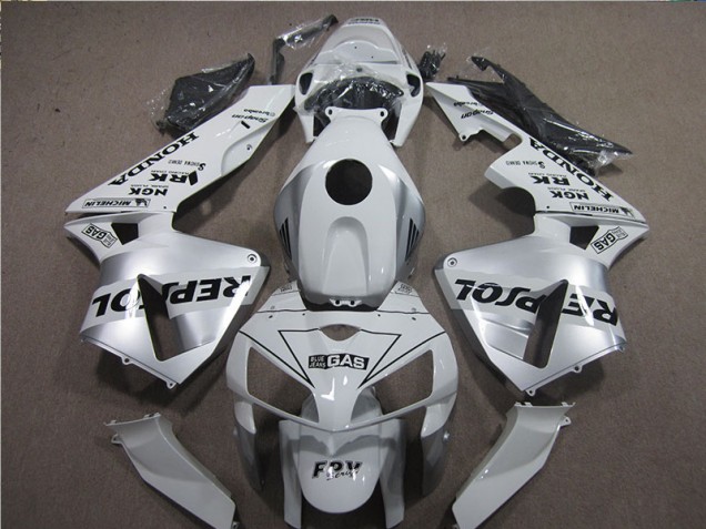 Carénages Honda CBR 600 RR 2005-2006 - Blanc Noir Repsol Carénages Honda CBR 600 RR 2005-2006 - Blanc Noir Repsol