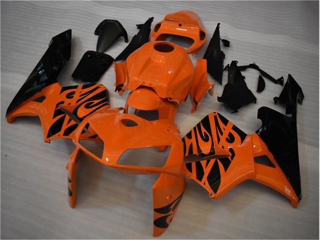 Carénages Honda CBR 600 RR 2005-2006 - Orange Noir Carénages Honda CBR 600 RR 2005-2006 - Orange Noir