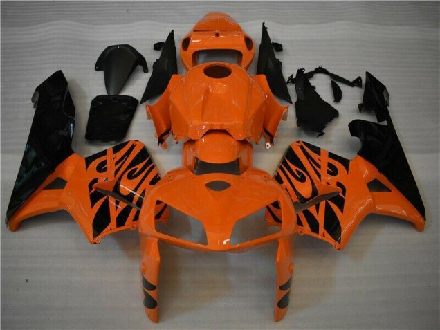 Carénages Honda CBR 600 RR 2005-2006 - Orange Noir Carénages Honda CBR 600 RR 2005-2006 - Orange Noir