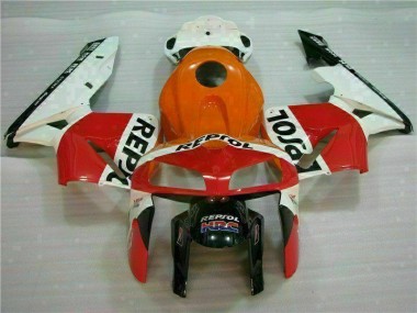 Carénages Honda CBR 600 RR 2005-2006 - Orange Noir Repsol