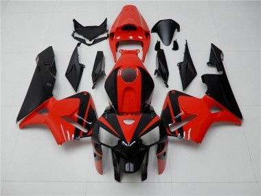 Carénages Honda CBR 600 RR 2005-2006 - Rouge Noir