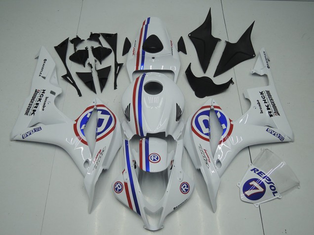 Carénages Honda CBR 600 RR 2007-2008 - Blanc