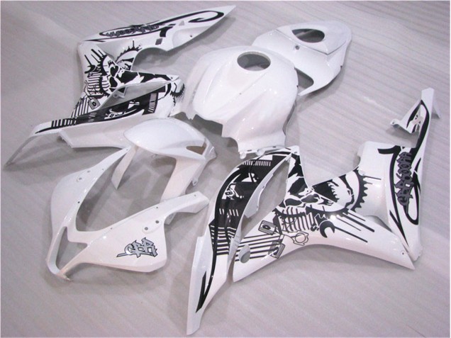 Carénages Honda CBR 600 RR 2007-2008 - Noir Blanc Carénages Honda CBR 600 RR 2007-2008 - Noir Blanc