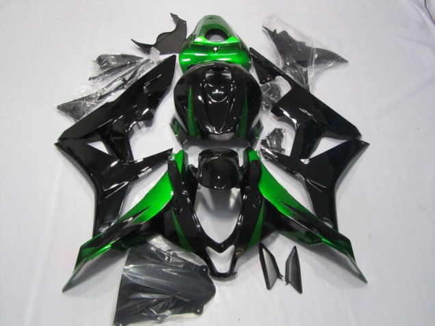 Carénages Honda CBR 600 RR 2007-2008 - Noir Vert Carénages Honda CBR 600 RR 2007-2008 - Noir Vert