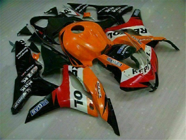 Carénages Honda CBR 600 RR 2007-2008 - Orange Noir Repsol Carénages Honda CBR 600 RR 2007-2008 - Orange Noir Repsol