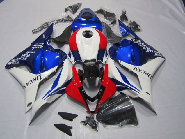 Carénages Honda CBR 600 RR 2009-2012 - Blanc Bleu Rouge DREAM Carénages Honda CBR 600 RR 2009-2012 - Blanc Bleu Rouge DREAM