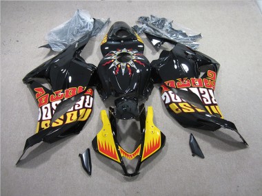 Carénages Honda CBR 600 RR 2009-2012 - Noir Jaune